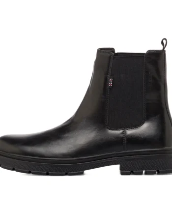 Botines Chelsea negros de hombre Glams con suela chunky